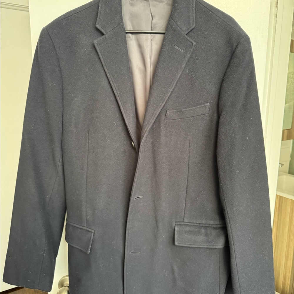 J. Crew Ludlow Wool/Cashmere Coat in Navy 42R